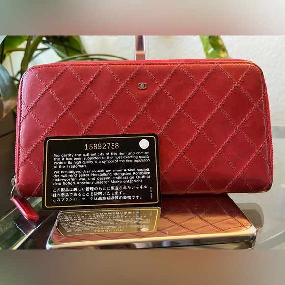 Chanel Double Stitch Continental Wallet - Picture 1 of 16